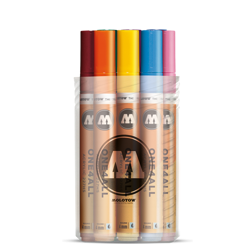 Molotow ONE4ALL 227HS Main Kit I | 12 stk 4mm