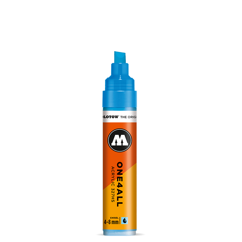 Molotow ONE4ALL 327HS Marker | 4-8mm | Shock Blue Middle | 161