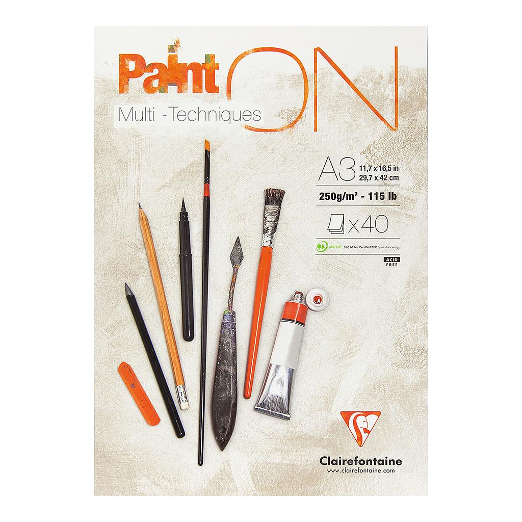 Clairefontaine Paint On Blok | A3