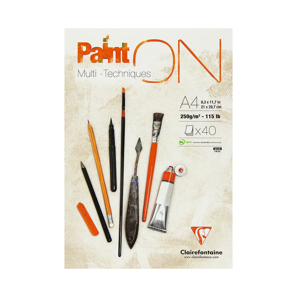 Clairefontaine Paint On Blok | A4