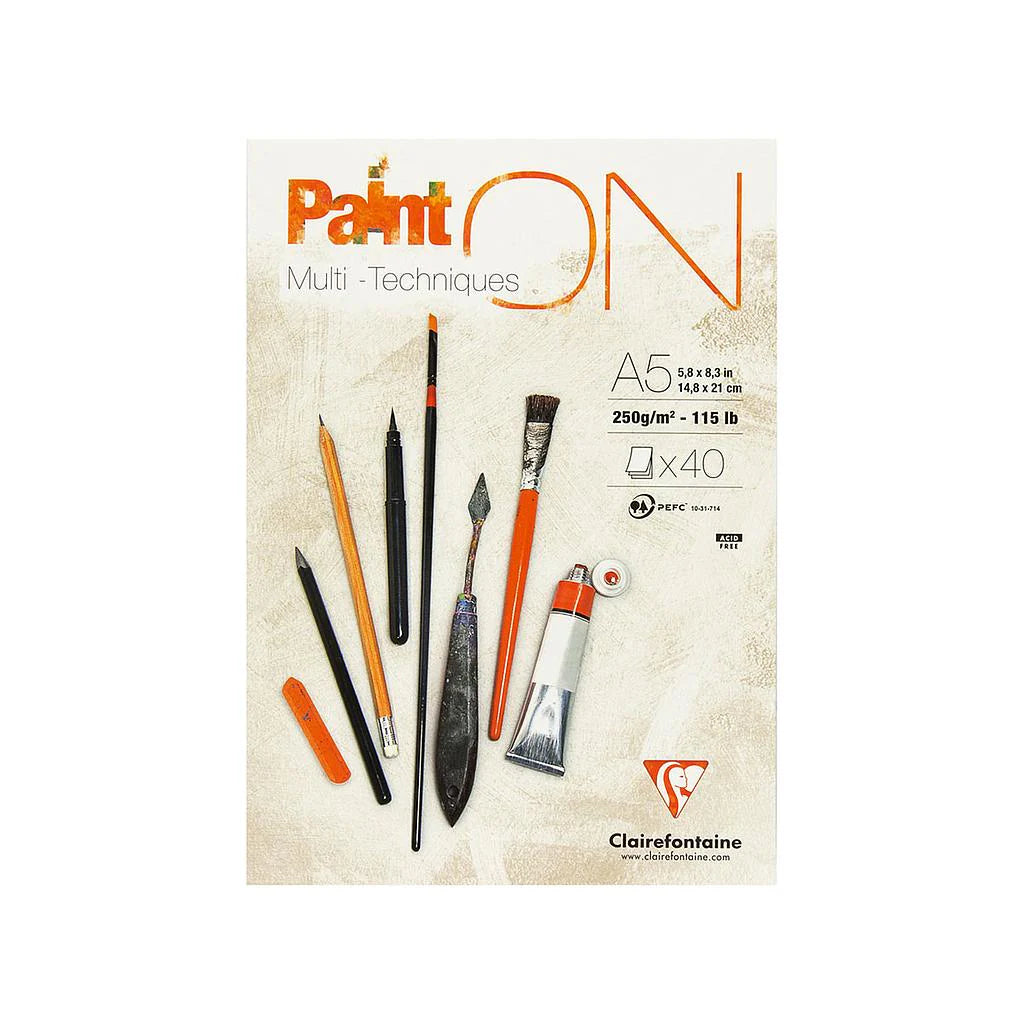 Clairefontaine Paint On Blok | A5