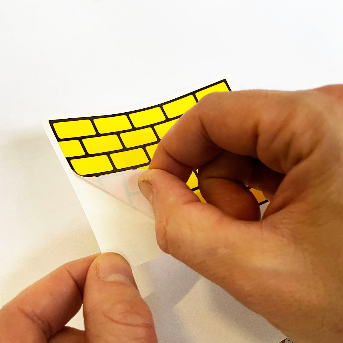 FLUX Bricks Yellow Eggshell Stickers | 50 stk