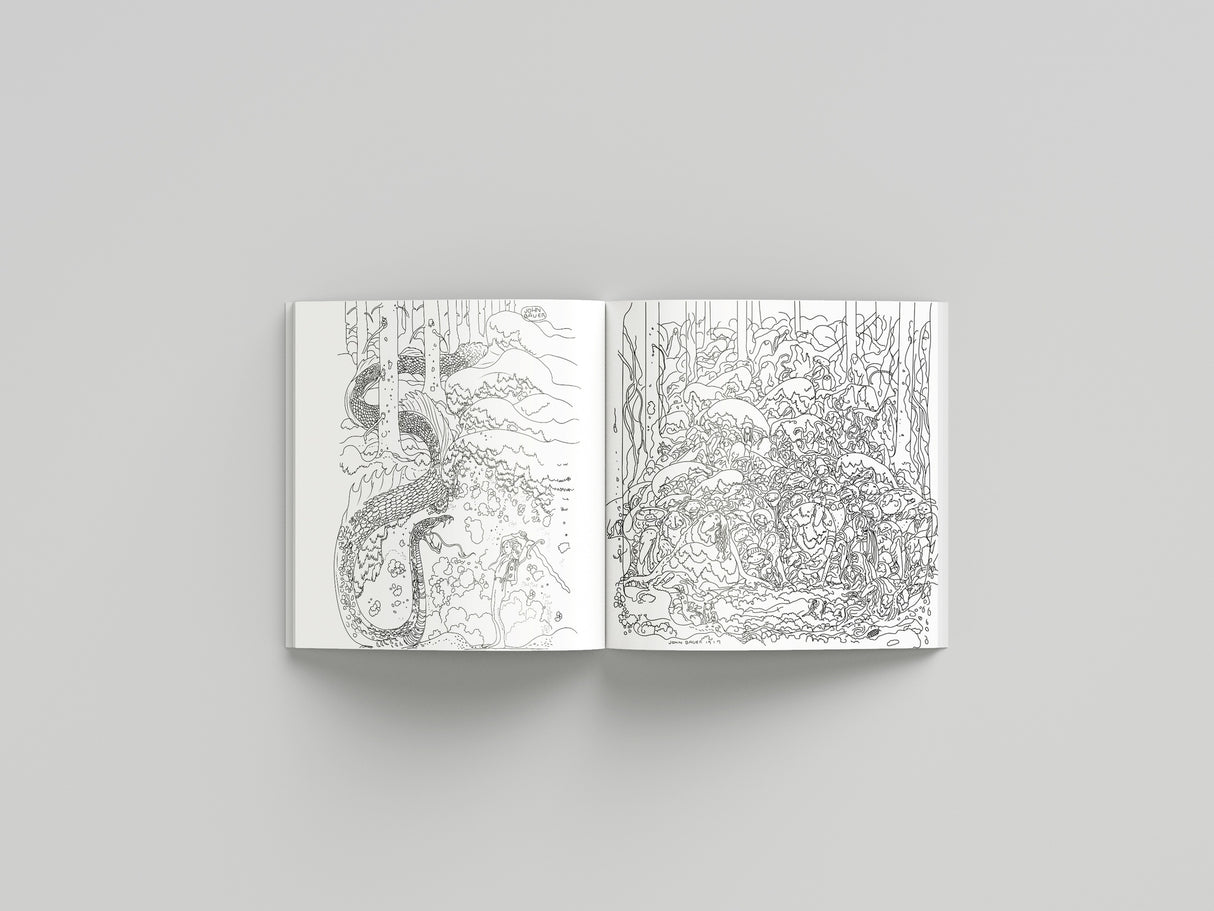 John Bauer - Fantasy Forest Coloring Book