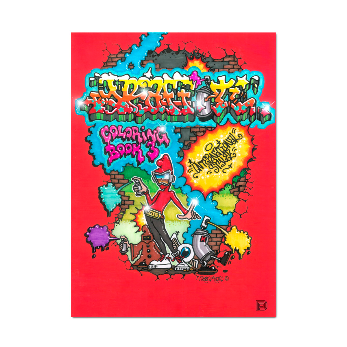 Graffiti Coloring Book Malebog | Vol. 3 – DRIPS CPH