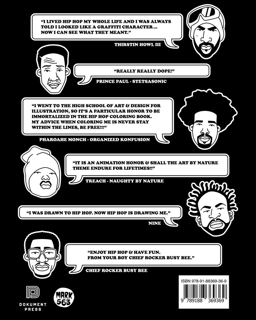 Hip Hop Coloring Book Malebog | East Coast Edition