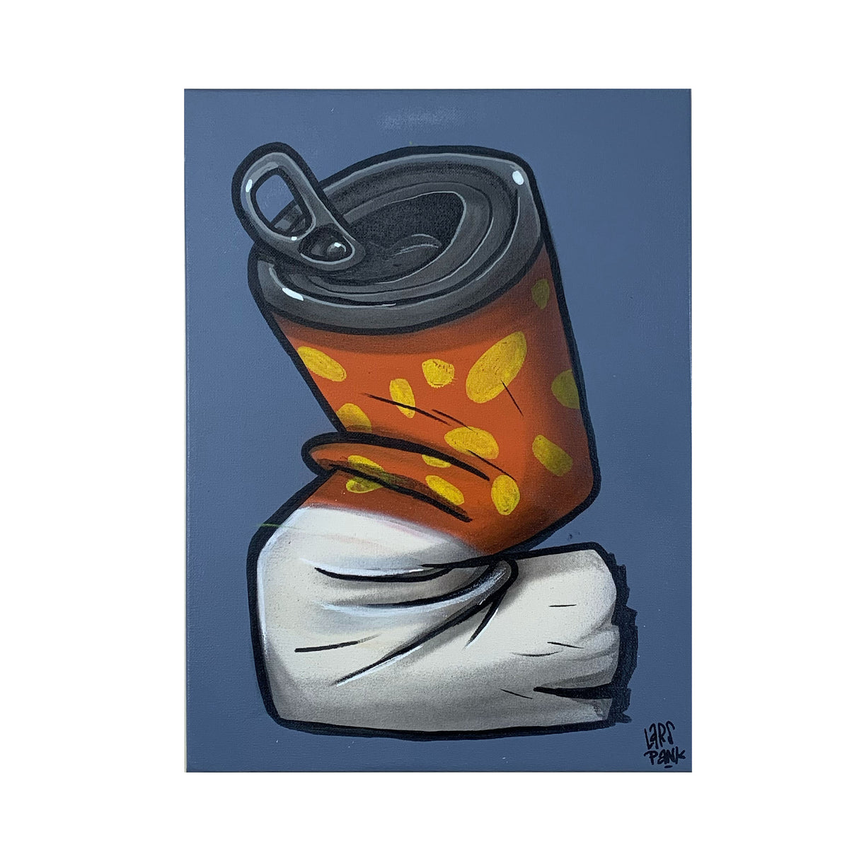 Lars Pank - Dåse 1, Maleri (40 x 30cm)