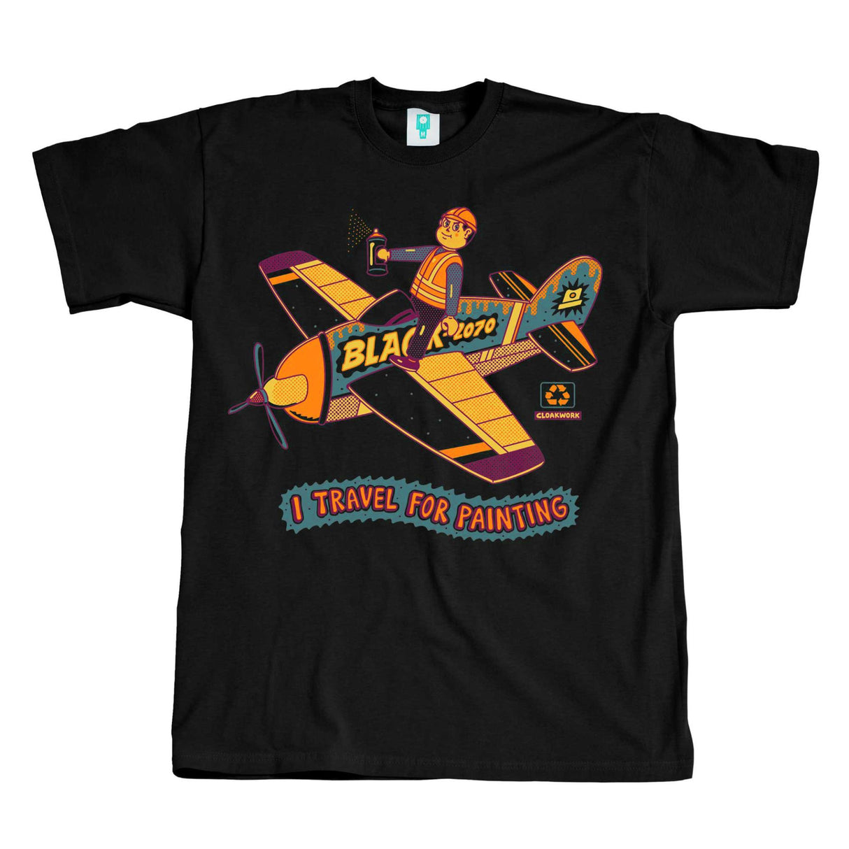 Montana Traveller T-Shirt by CLOAK | Sort