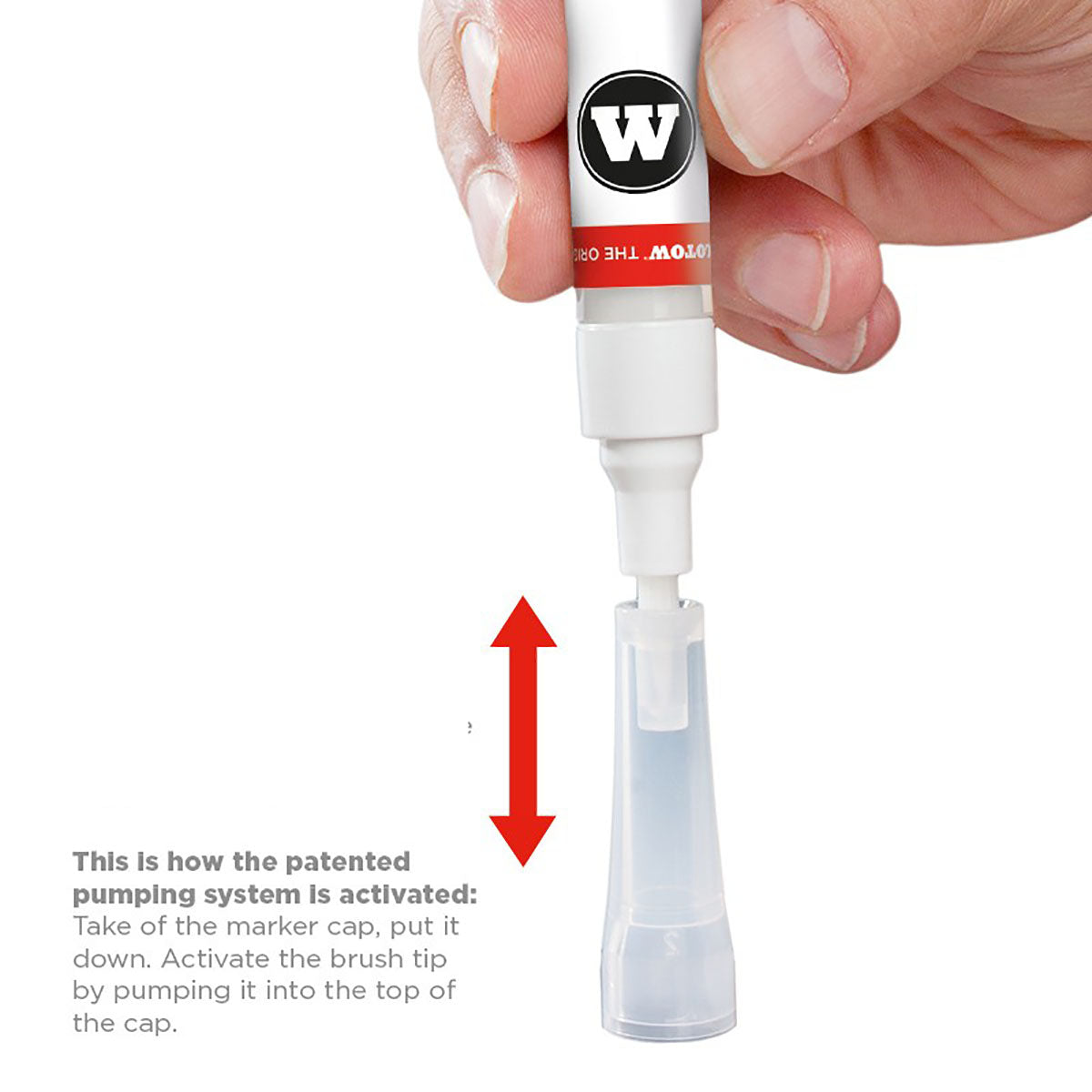 Molotow Empty 223EM Pump Softliner | 2mm Chisel