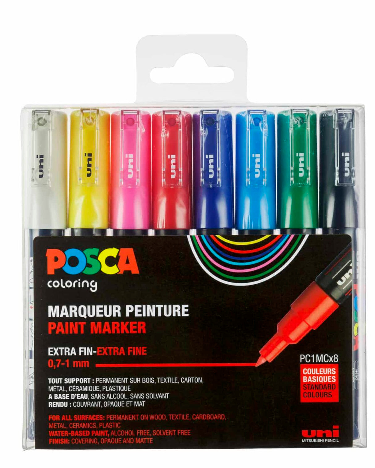 POSCA PC-1M Marker Set | 8 stk