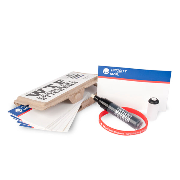 MTN WTF Eggshell Stickers | 50 stk Priority + tusch