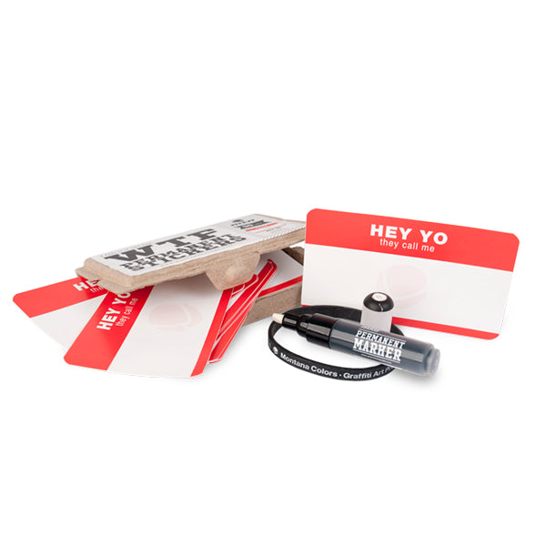 MTN WTF Eggshell Stickers | 50 stk Hey Yo + tusch