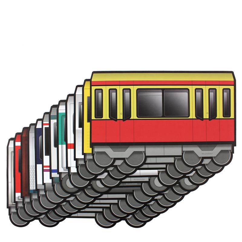Under Pressure Train Sticker Set | 12 stk Large