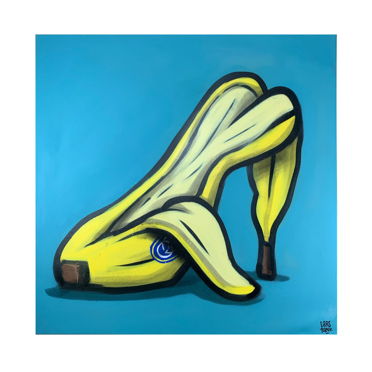 Lars Pank - Sko, Maleri (80 x 80cm)