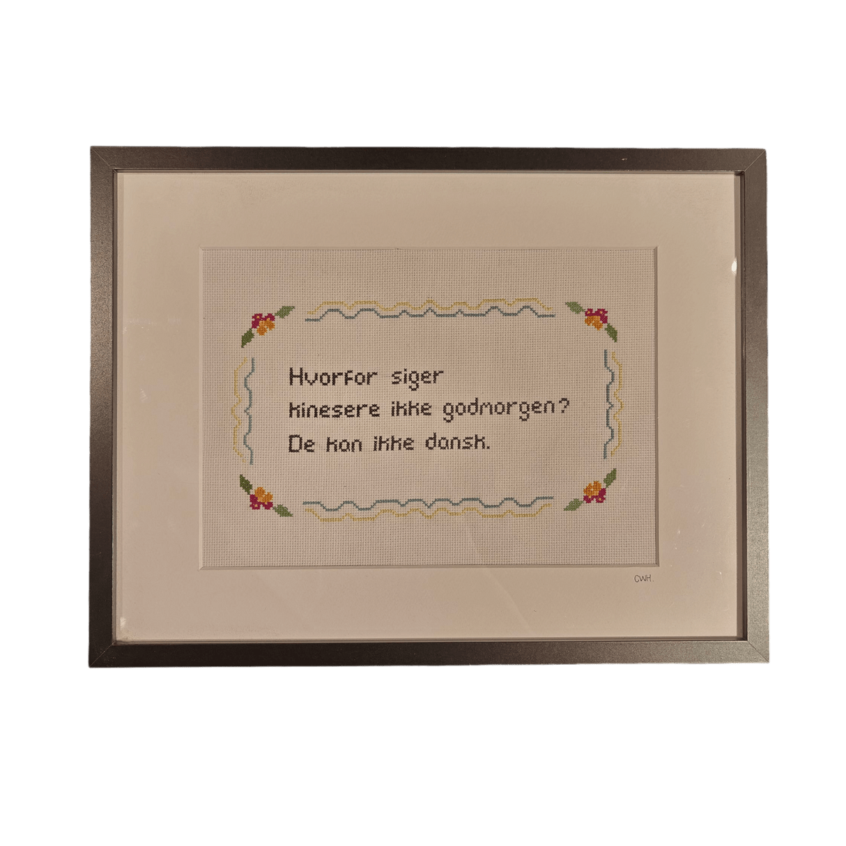 Craftedwhilehigh - Godmorgen | Broderi (42 x 32)