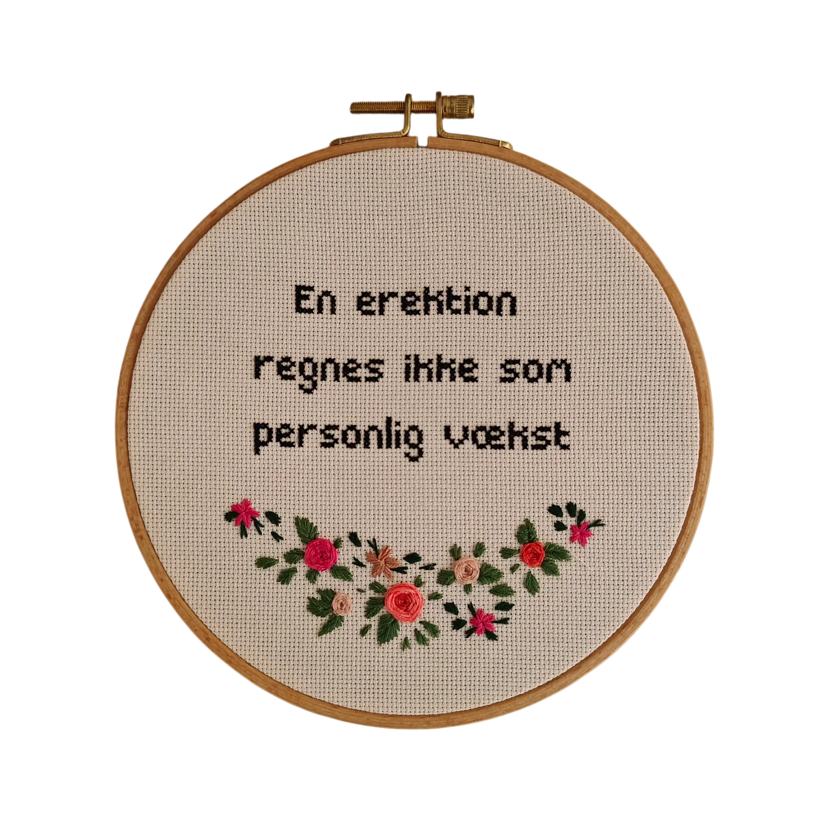 Craftedwhilehigh - Personlig Vækst | Broderi (19cm)