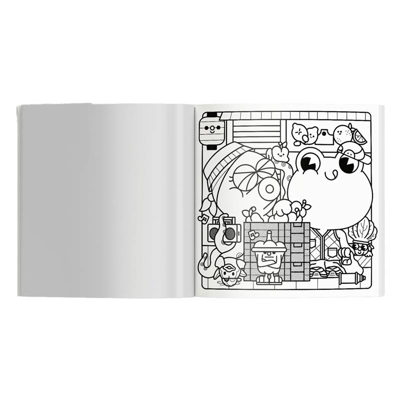 Stay Kawaii - Street Style Coloring Book