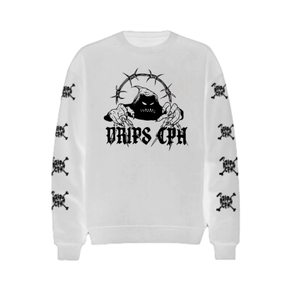 DRIPS CPH - Hands of Lightning LS T-Shirt | Hvid