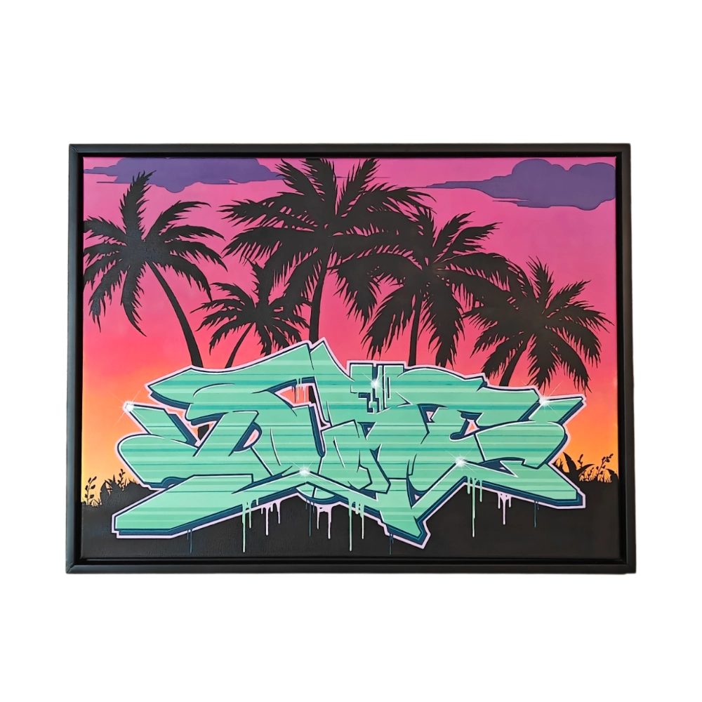 DUNE310 - Malibu, Maleri (84 x 64 cm)