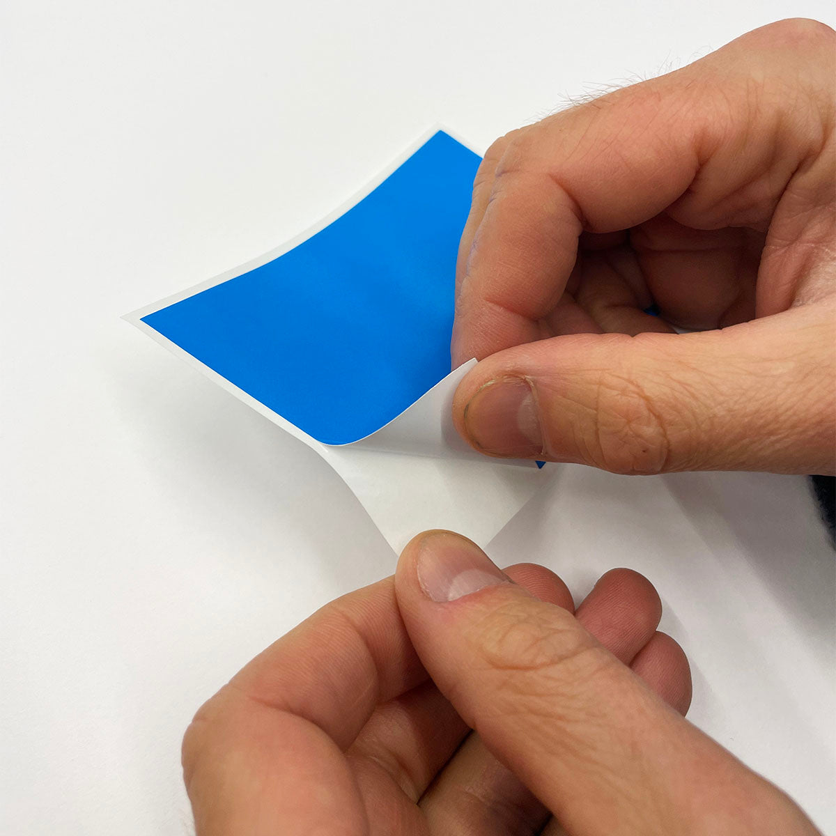 FLUX Cyan Eggshell Stickers | 50 stk