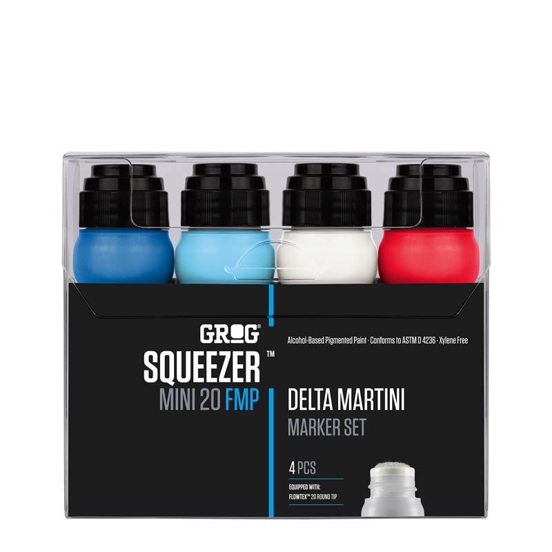 GROG Mini Squeezer Set | 20mm Delta Martini