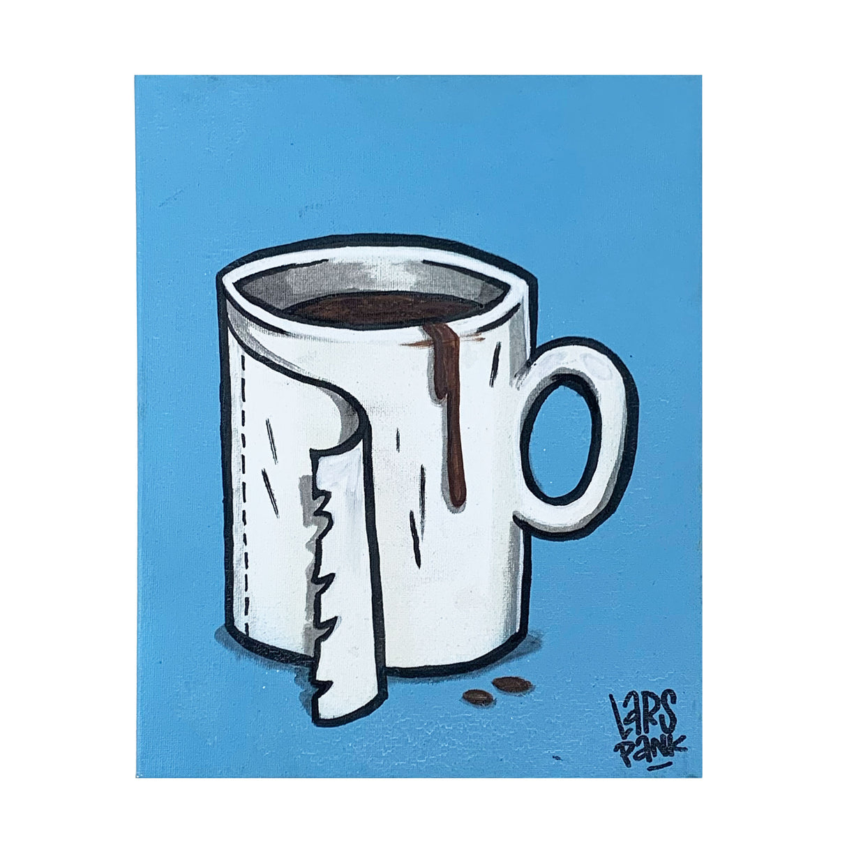 Lars Pank - To-Go 1, Maleri (30 x 25cm)