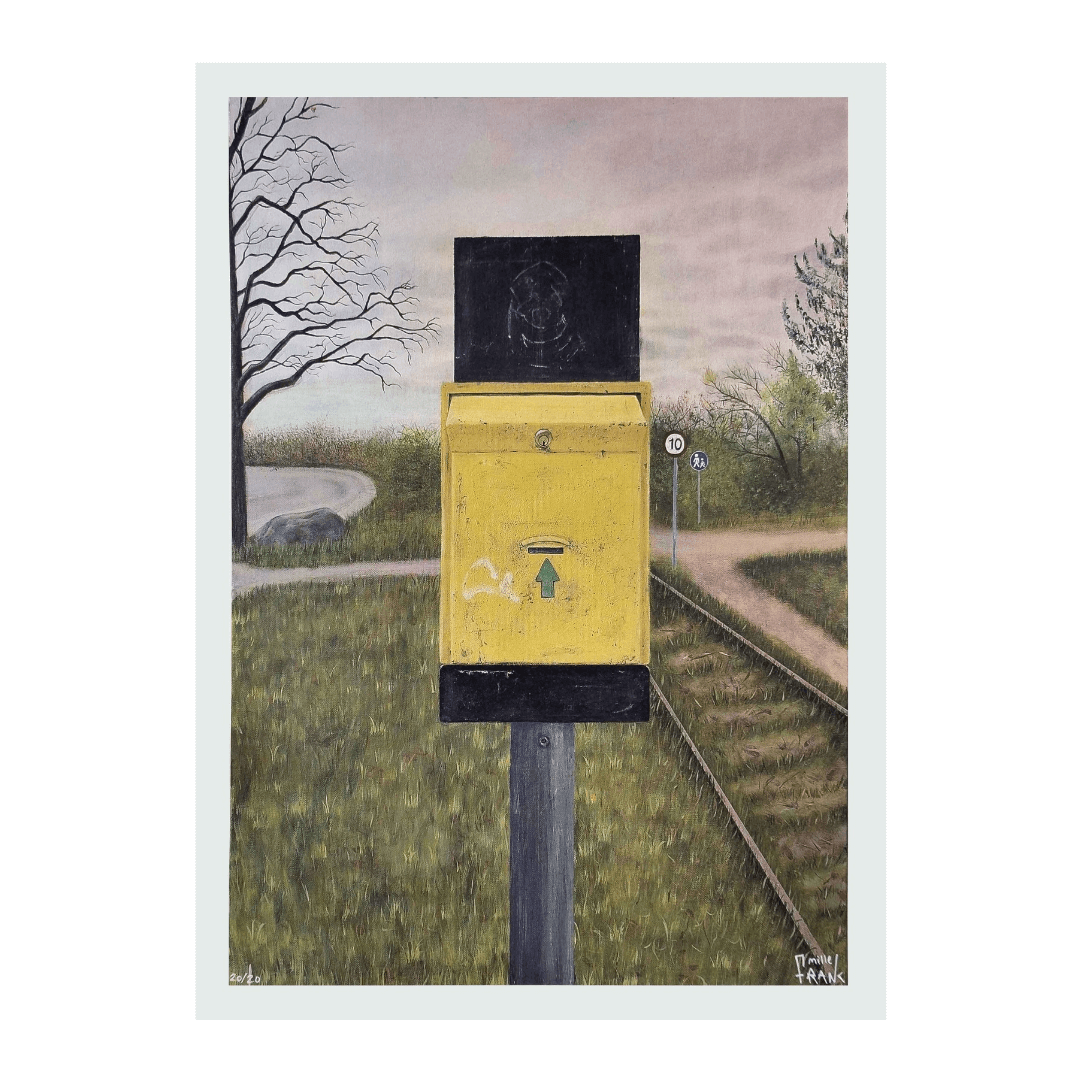 Mille Frank - Kort eller billet, tak, Print (A3)