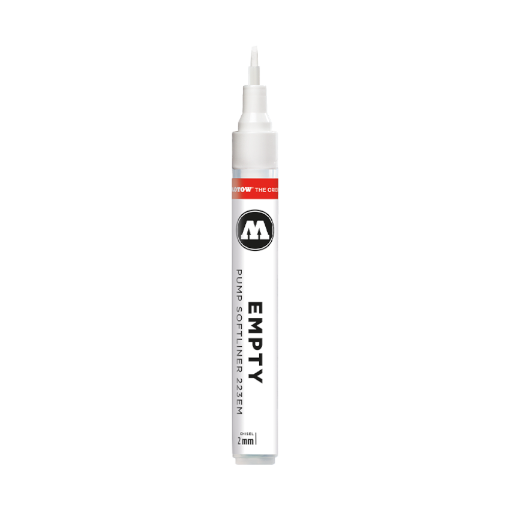 Molotow Empty 223EM Pump Softliner | 2mm Chisel