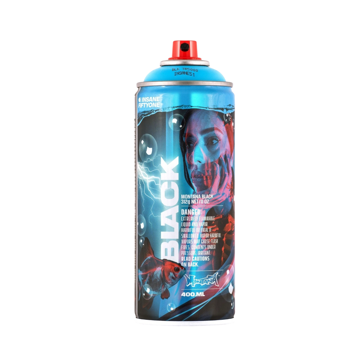 Montana Black // Insane 51 TR5000 True Cyan Limited Can | 400ml