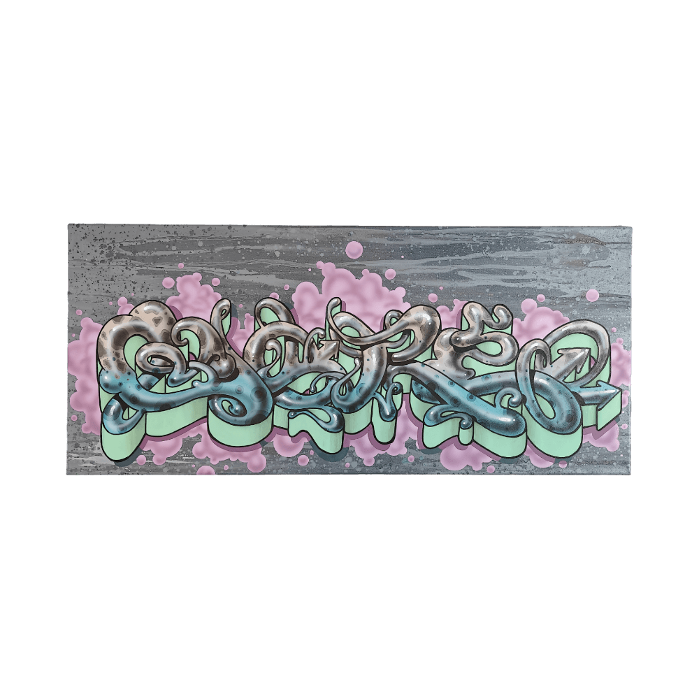 MORE - Pink Cream, Maleri (90 x 40cm)