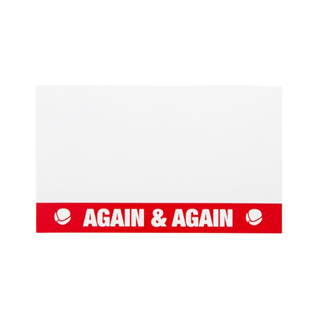 MTN WTF Eggshell Stickers | 50 stk Again & Again + tusch