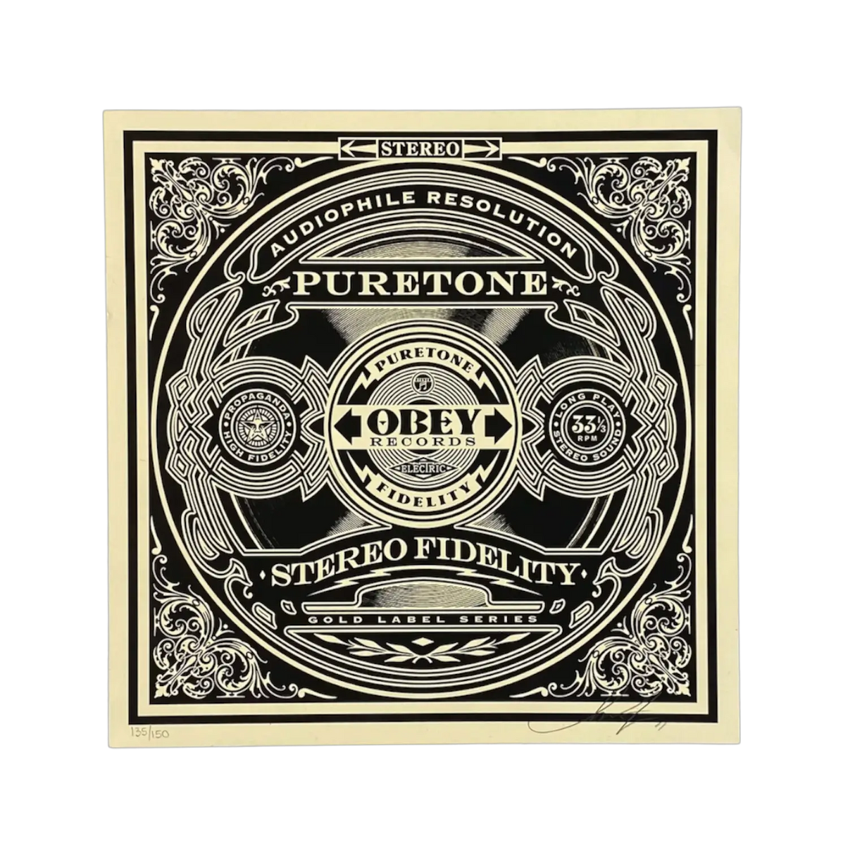 OBEY - OBEY Records 2, Print (30 x 30cm)