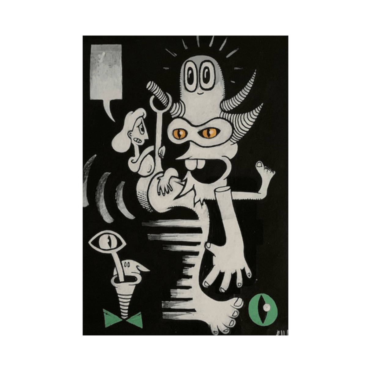 Peter Hvid Kromann - 14, Maleri (A5)