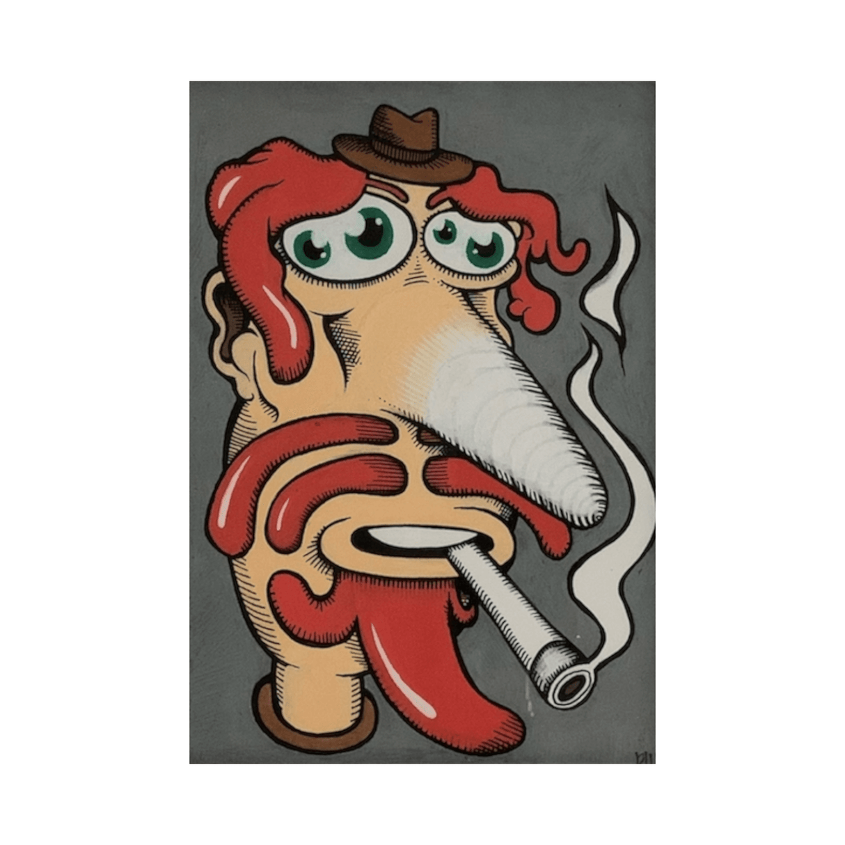 Peter Hvid Kromann - 2, Maleri (A5)