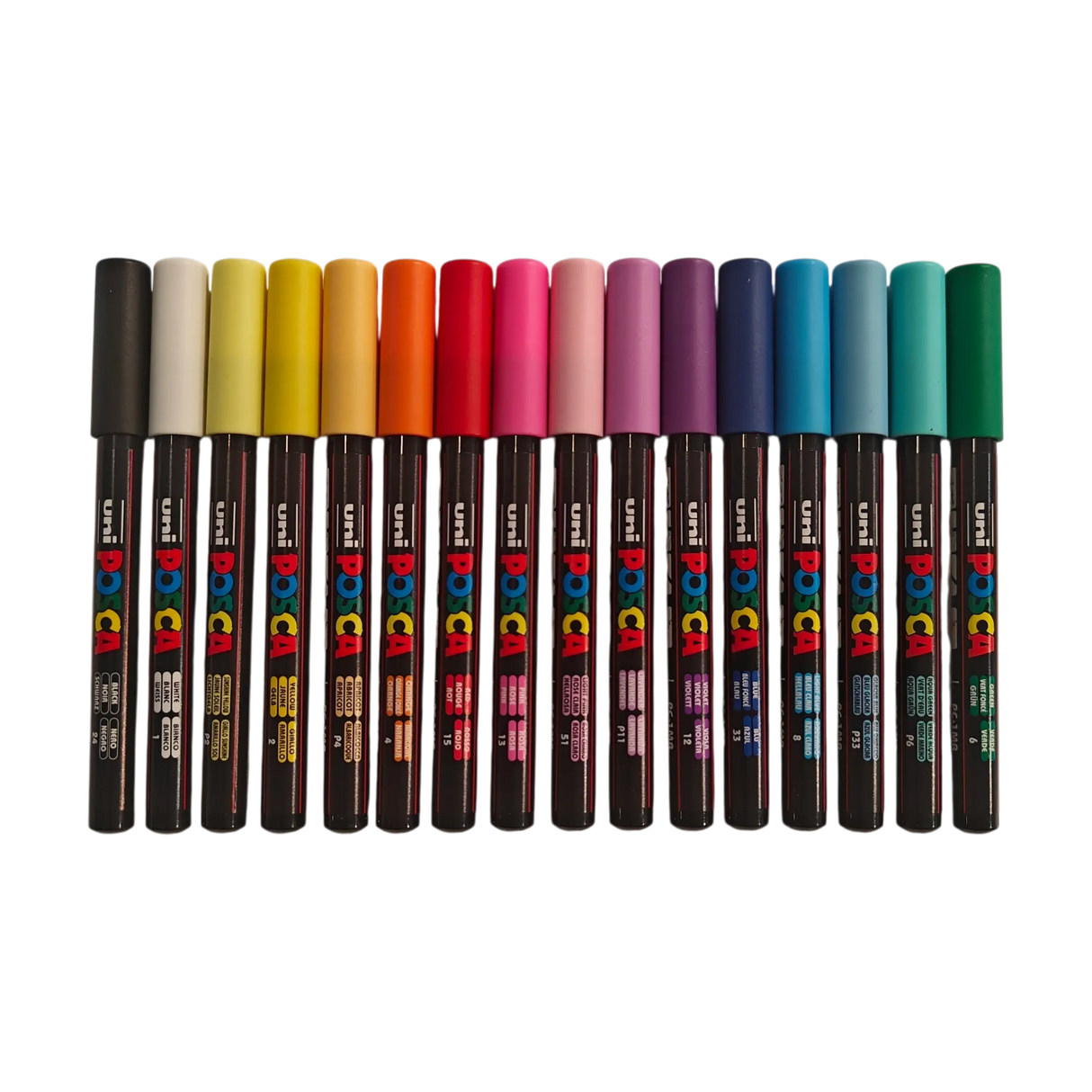 Posca PC-1MR 0,7mm Mal på Sten Sæt | 16 stk