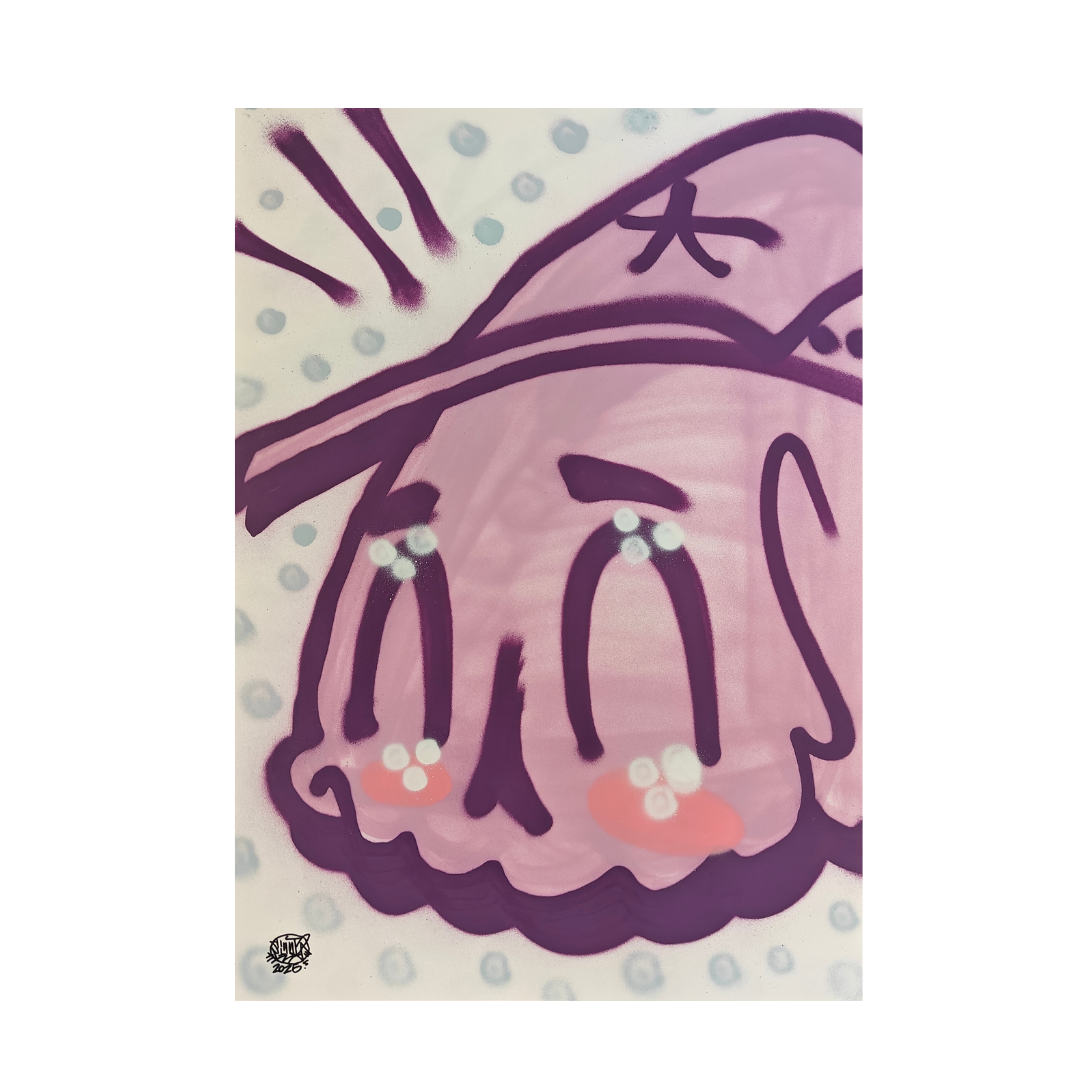 SINNR - Purple Skull | Maleri (84 x 59,5cm)