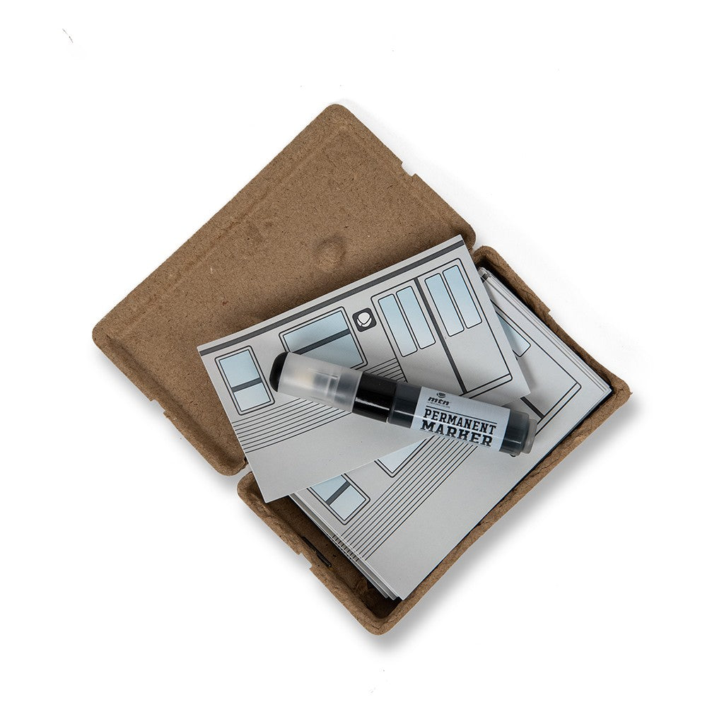 MTN WTF Eggshell Stickers | 50 stk Subway + tusch