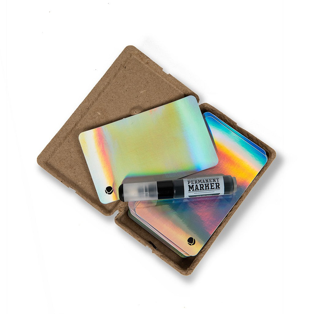 MTN WTF Eggshell Stickers | 50 stk Hologram + tusch