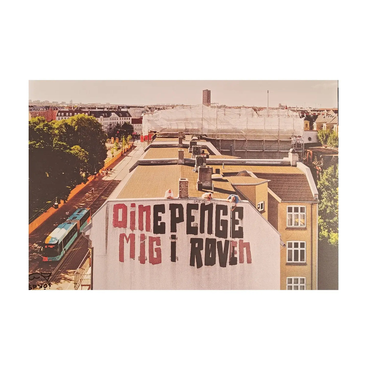 SPYO - Dine Penge, Signeret Print (A2)
