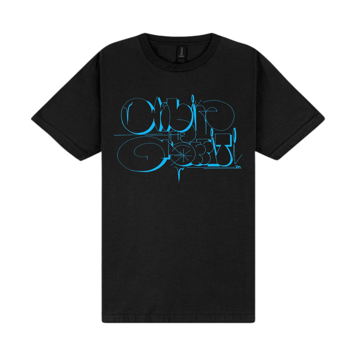 SWET / RESER - We Like the Graffiti T-shirt | Sort