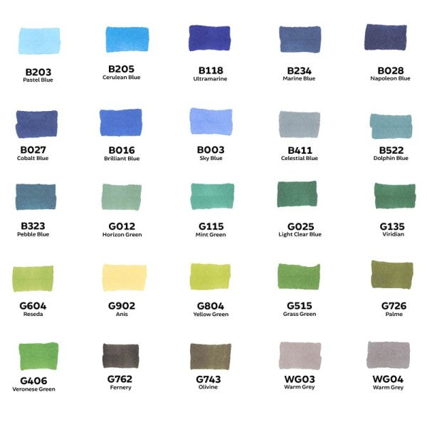 Toki Fader Layout Marker Set | 60 stk Full