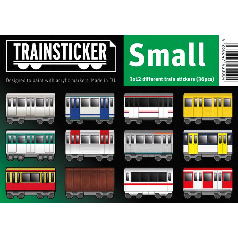 Under Pressure Train Sticker Set | 36 stk Small