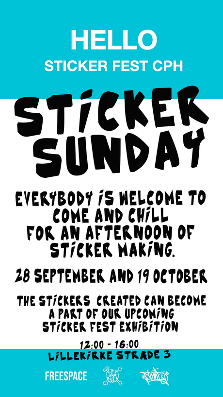 Kom i DRIPS CPH og mal på stickers.