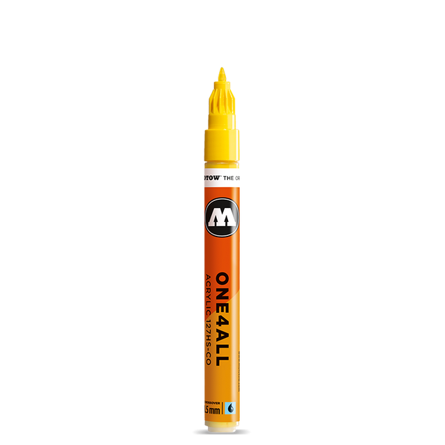 Molotow ONE4ALL 127HS-CO Marker | 1,5mm | Signal Black | 180