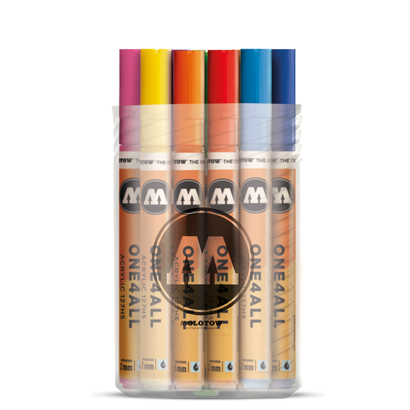 Molotow ONE4ALL 127HS Main Kit I | 20 stk 2mm