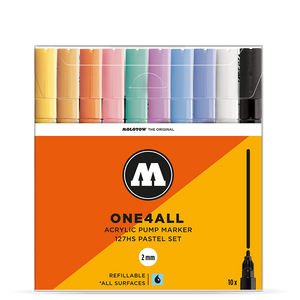 Molotow ONE4ALL 127HS Pastel Set | 10 stk 2mm