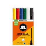 Molotow ONE4ALL 127HS Basic Set 1 | 6 stk 2mm