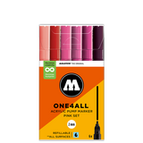 Molotow ONE4ALL 127HS Pink Set | 6 stk 2mm