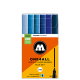 Molotow ONE4ALL 127HS Blue Set | 6 stk 2mm