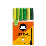 Molotow ONE4ALL 127HS Green Set | 6 stk 2mm