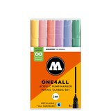 Molotow ONE4ALL 127HS Pastel Classic Set | 6 stk 2mm